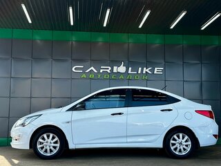2016 Hyundai Solaris I Рестайлинг, белый, 599000 рублей, вид 3