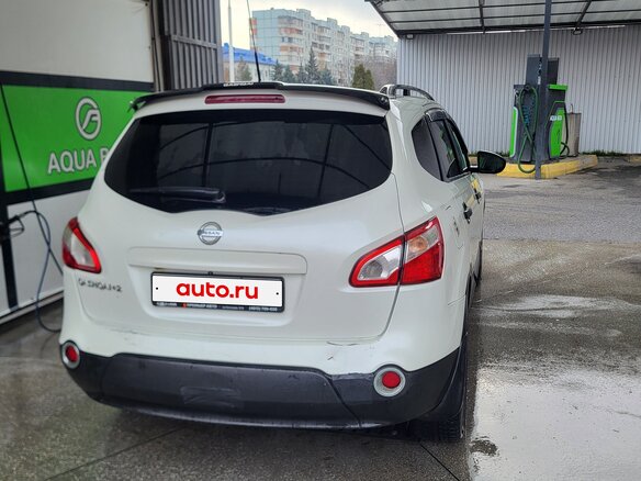 2013 Nissan Qashqai+2 I Рестайлинг, белый, 1120000 рублей - вид 6