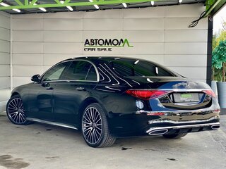 2021 Mercedes-Benz S-Класс 350 d Long 4MATIC VII (W223), чёрный, 10415000 рублей, вид 4