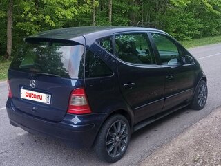 2003 Mercedes-Benz A-Класс 170 I (W168) Рестайлинг, синий, 460000 рублей, вид 5