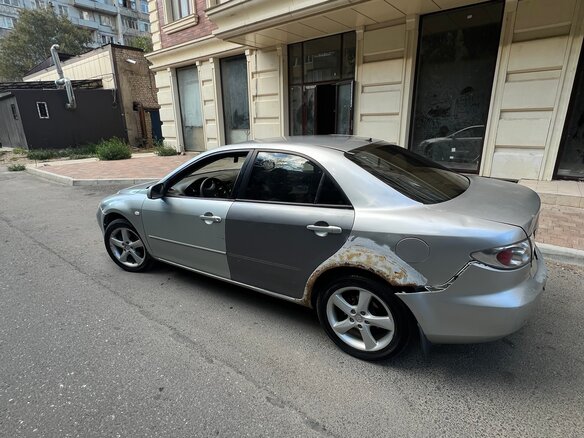 2004 Mazda 6 I (GG), серебристый, 200000 рублей - вид 7