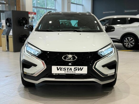 2025 Lada (ВАЗ) Vesta SW Cross I Рестайлинг (NG), белый - вид 1
