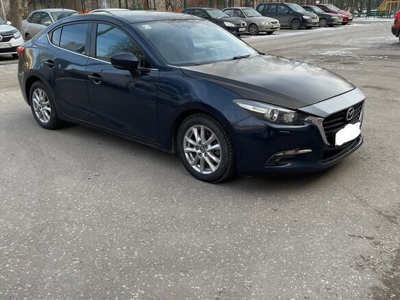 2016 Mazda 3 III (BM) Рестайлинг, синий, 1140000 рублей - вид 7