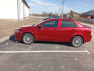2011 Mitsubishi Lancer X Рестайлинг, красный, 400000 рублей, вид 4