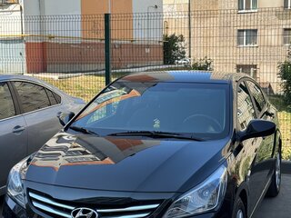 2016 Hyundai Solaris I Рестайлинг, чёрный, 1150000 рублей, вид 4
