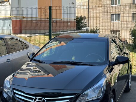 2016 Hyundai Solaris I Рестайлинг, чёрный, 1150000 рублей, вид 4