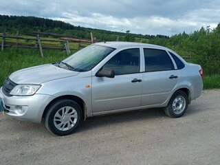 2013 Lada (ВАЗ) Granta I, серый, 285000 рублей, вид 3