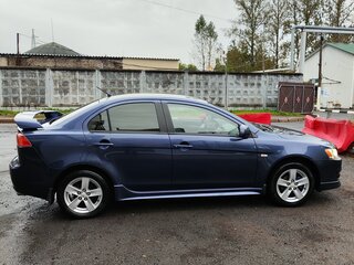 2008 Mitsubishi Lancer X, синий, 850000 рублей, вид 2