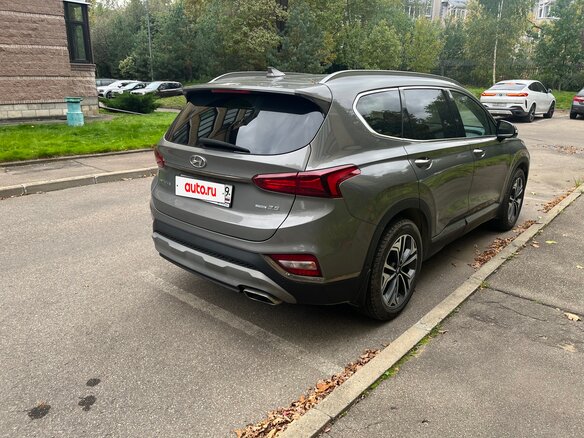 2019 Hyundai Santa Fe IV, серый, 4200000 рублей - вид 5