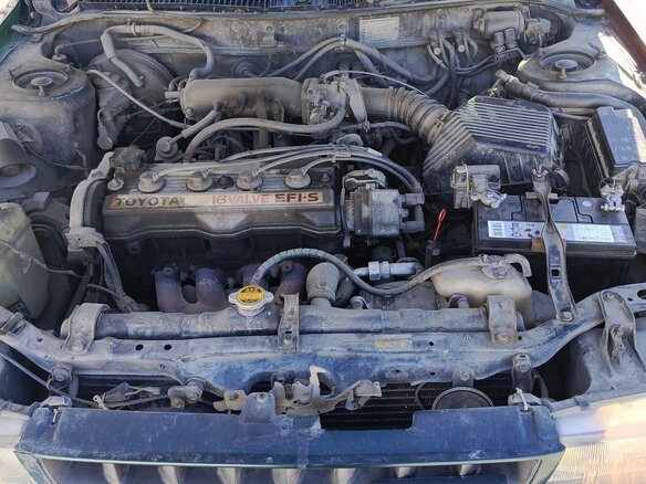 1994 Toyota Sprinter Carib II, пурпурный, 200000 рублей - вид 7