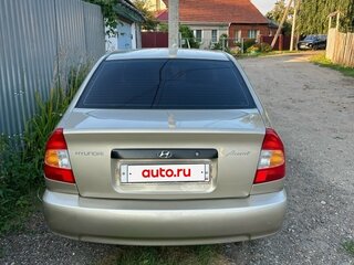 2003 Hyundai Accent ТагАЗ II, бежевый, 270000 рублей, вид 2