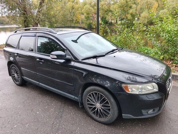 2007 Volvo V50 I Рестайлинг, чёрный - вид 14