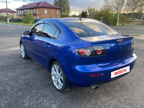 2007 Mazda 3 I (BK) Рестайлинг, синий, 500000 рублей - вид 7