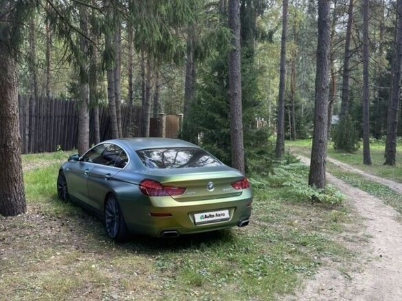 2012 BMW 6 серии Gran Coupe 650i xDrive III (F06/F13/F12), зелёный, 2800000 рублей - вид 18