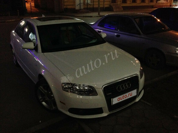 2008 Audi A4 III (B7), белый