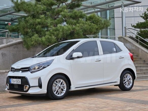 2022 Kia Morning III Рестайлинг 1, белый - вид 2