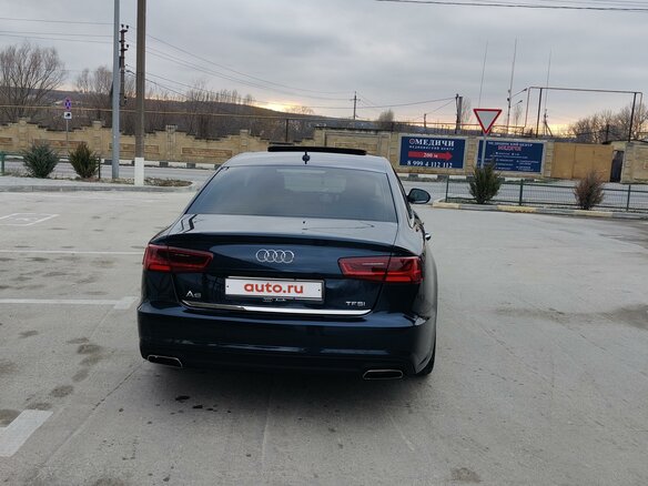 2016 Audi A6 IV (C7) Рестайлинг, синий, 3100000 рублей - вид 10