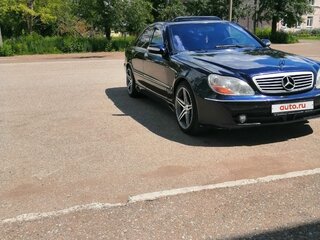 2001 Mercedes-Benz S-Класс 500 IV (W220), синий, 945000 рублей, вид 3