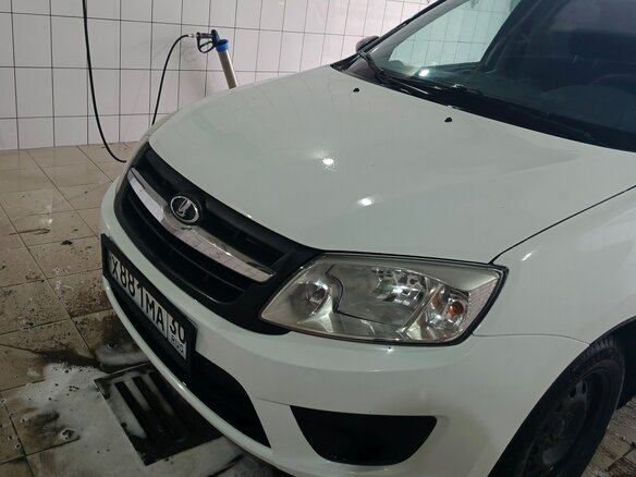 2014 Lada (ВАЗ) Granta I, белый, 530000 рублей - вид 2
