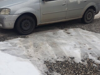 2007 Renault Logan I, серый, 247000 рублей, вид 3