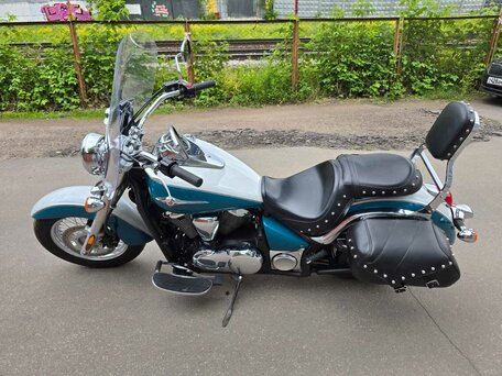 2022 Kawasaki VN900 Vulcan, голубой, 730000 рублей, вид 5