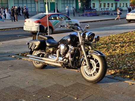 2003 Yamaha XV 1700 Road Star, чёрный, 649000 рублей, вид 1