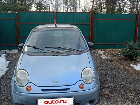 2005 Daewoo Matiz I Рестайлинг, голубой, 260000 рублей - вид 1