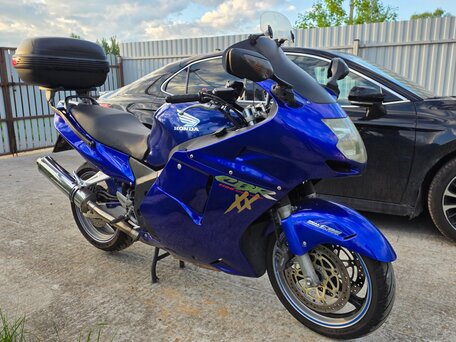 2001 Honda CBR 1100 XX, синий, 470000 рублей, вид 2