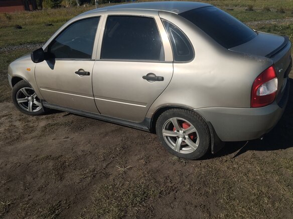 2005 Lada (ВАЗ) Kalina I, бежевый, 180000 рублей - вид 5