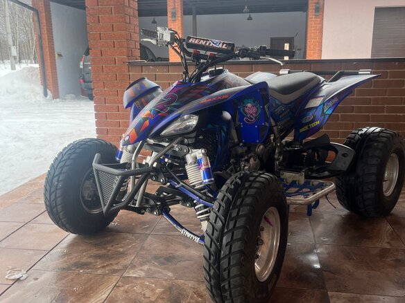 2007 Yamaha YFZ 450, синий - вид 8