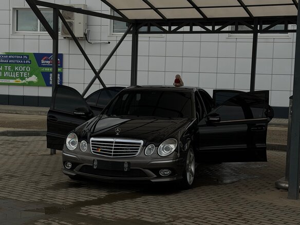 2007 Mercedes-Benz E-Класс 200 III (W211, S211) Рестайлинг, чёрный, 1390000 рублей - вид 10