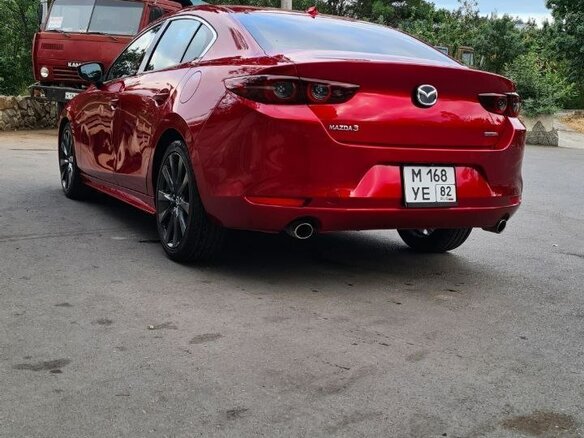 2019 Mazda 3 IV (BP), красный, 2000000 рублей - вид 7