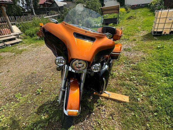 2014 Harley-Davidson Electra Glide, коричневый, 1000000 рублей - вид 11