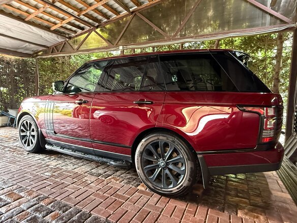 2016 Land Rover Range Rover IV, красный, 4500000 рублей - вид 6
