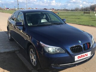 2009 BMW 5 серии 520i V (E60/E61) Рестайлинг, синий, 1200000 рублей, вид 3
