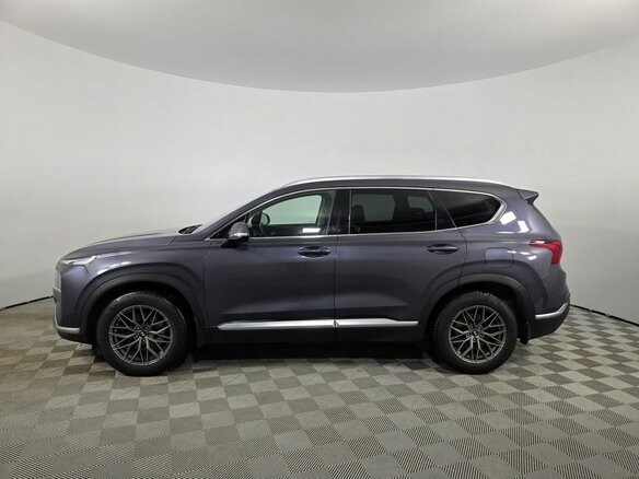 2021 Hyundai Santa Fe IV Рестайлинг, синий - вид 7
