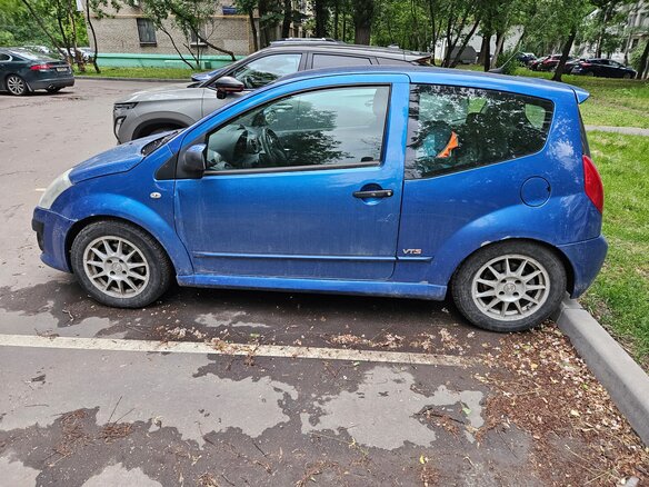 2008 Citroen C2, синий, 750000 рублей - вид 5