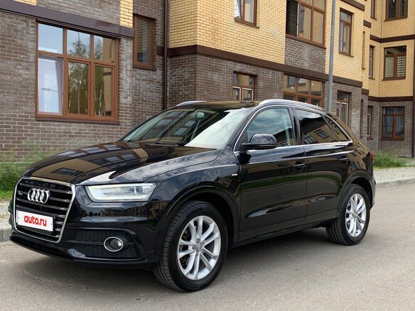 2013 Audi Q3 I (8U), чёрный - вид 2