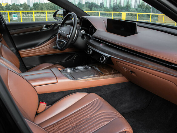 2021 Genesis G80 II, чёрный - вид 6