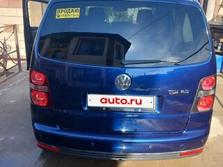 2009 Volkswagen Touran I Рестайлинг, синий, 950000 рублей, вид 4