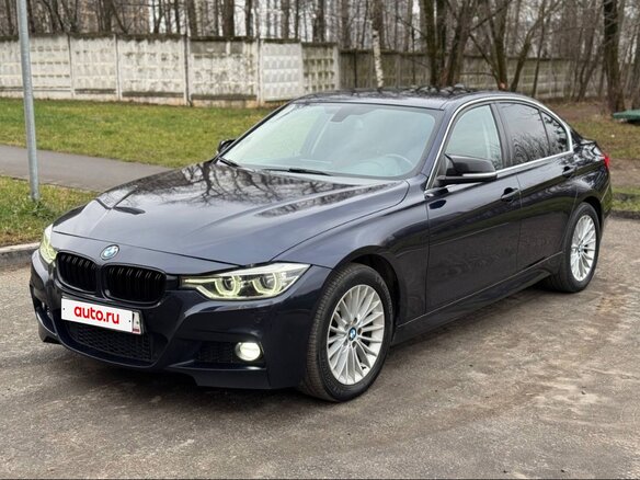 2016 BMW 3 серии 320d xDrive VI (F3x) Рестайлинг, синий, 1850000 рублей