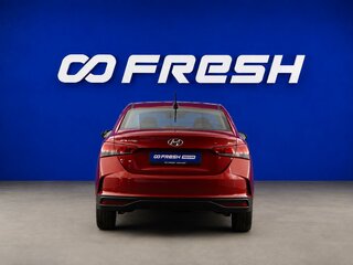 2020 Hyundai Solaris II Рестайлинг, красный, 1449444 рублей, вид 4