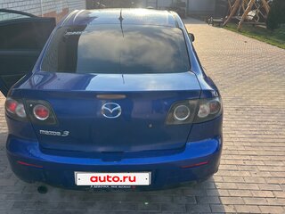 2006 Mazda 3 I (BK) Рестайлинг, синий, 375000 рублей, вид 4