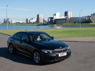 2019 BMW 3 серии 320d VII (G2x), чёрный, 3100000 рублей, вид 3