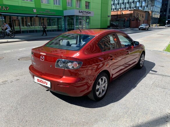 2008 Mazda 3 I (BK) Рестайлинг, красный - вид 4