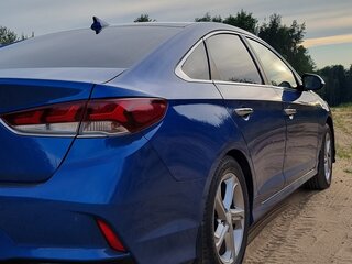 2018 Hyundai Sonata VII (LF) Рестайлинг, синий, 1000000 рублей, вид 4