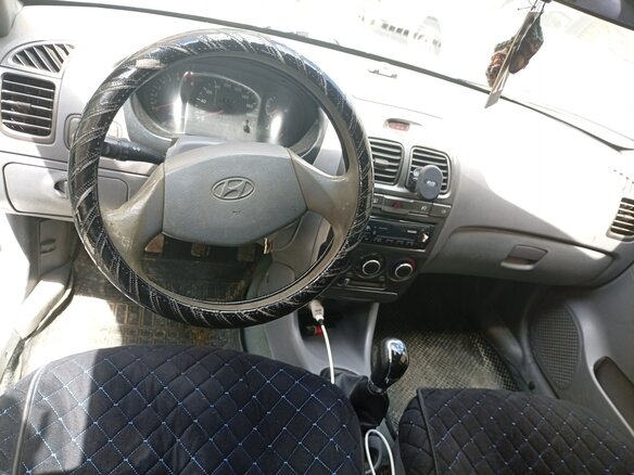 2007 Hyundai Accent ТагАЗ II, серебристый, 365000 рублей - вид 5