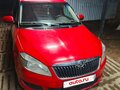 2014 Skoda Fabia II Рестайлинг, красный, 750000 рублей