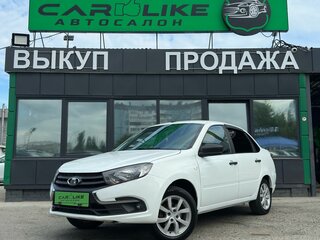 2020 Lada (ВАЗ) Granta I Рестайлинг, белый, 569000 рублей, вид 2
