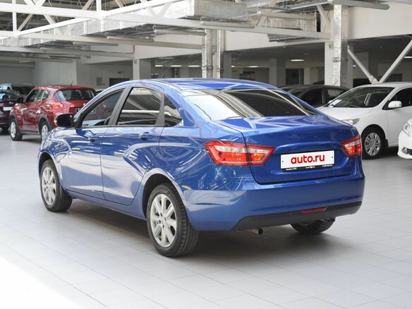 2020 Lada (ВАЗ) Vesta I, синий, 965000 рублей - вид 4